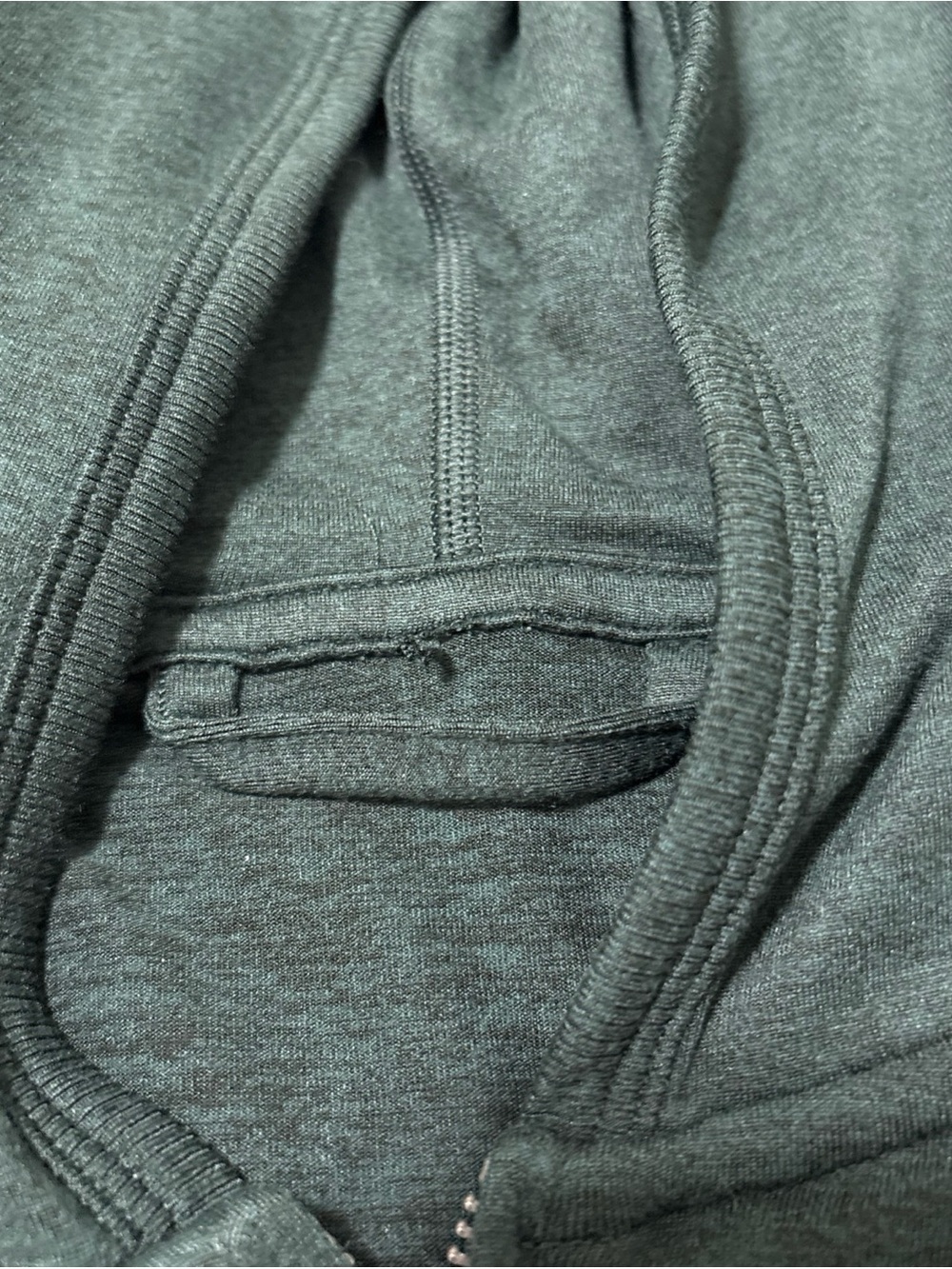 VUORI Halo Mini Full Zip Hoodie Women's Size S Evergreen Heather - Picture 3 of 12
